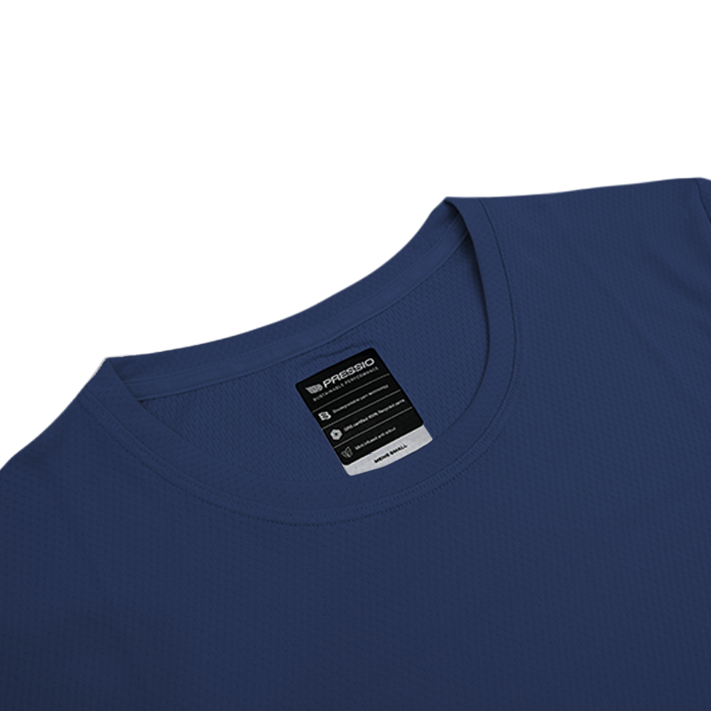 PRESSIO - Men - Sustain SS Top - Navy/Matte