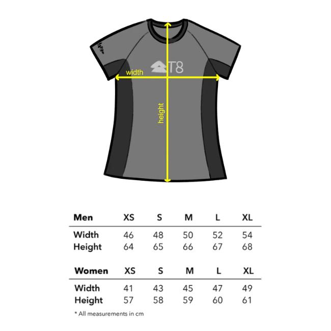 T8 - Women's Zone2 Tee - Navy