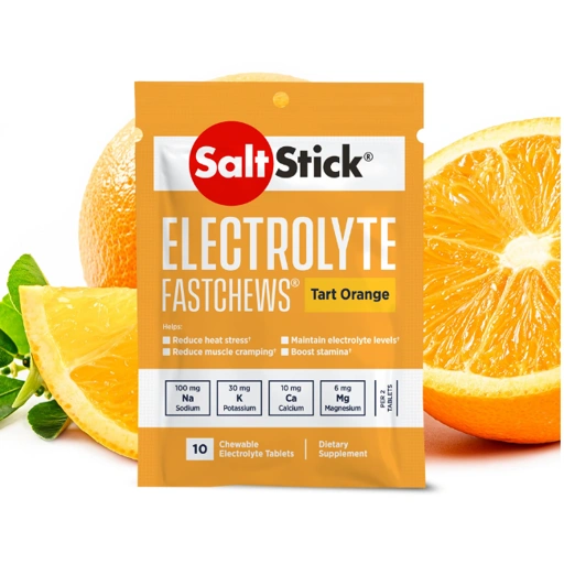 SALT STICK - Fast Chews - Tart Orange - 10 Tablet