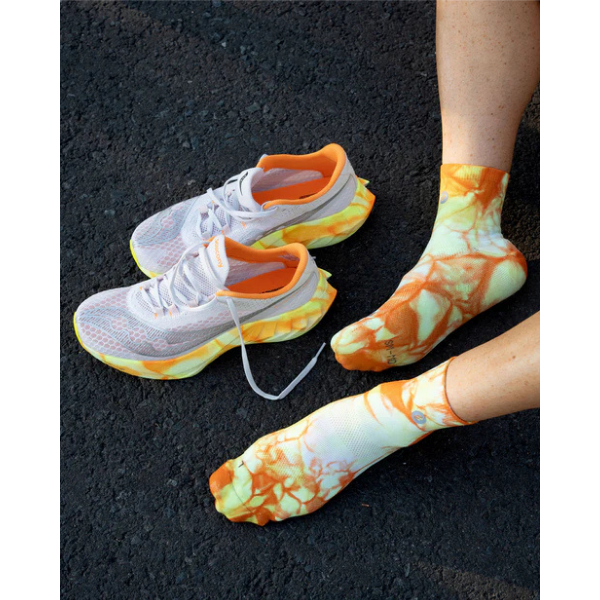 SHYU - Half Crew - Orange - Zest - White