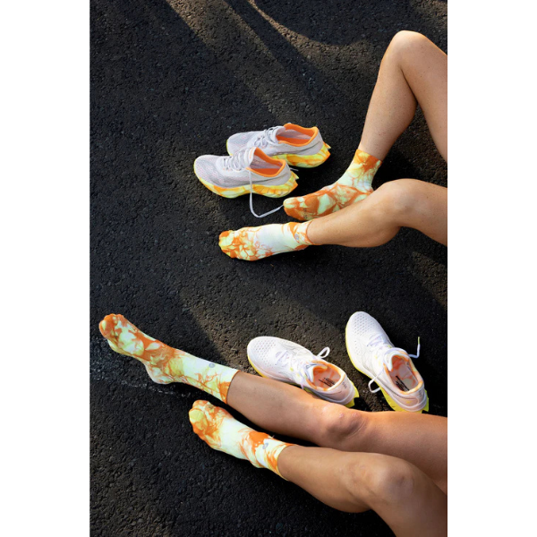 SHYU - Half Crew - Orange - Zest - White
