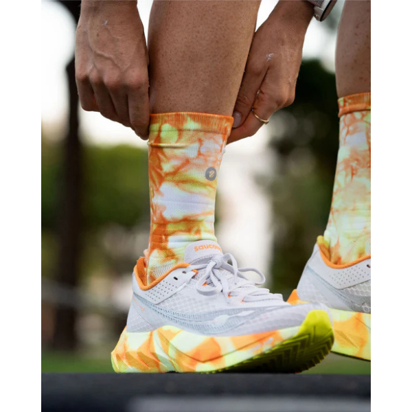 SHYU - Half Crew - Orange - Zest - White
