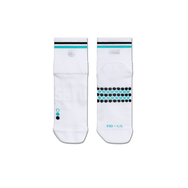 SHYU - Quarter Crew - White - Jade - Black