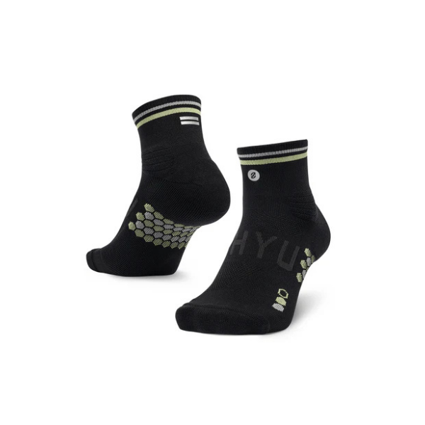 SHYU - Quarter Crew - Black - Olive - Smoke
