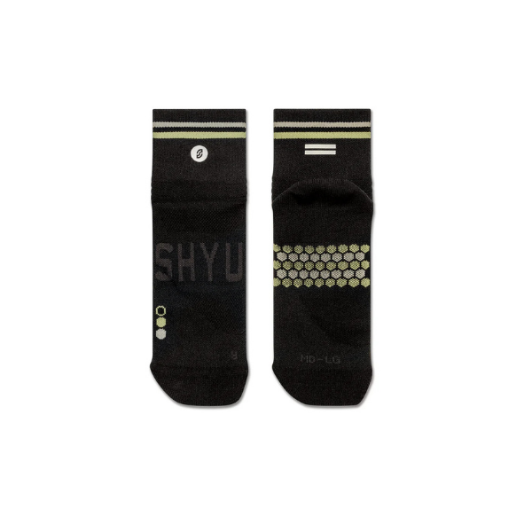 SHYU - Quarter Crew - Black - Olive - Smoke