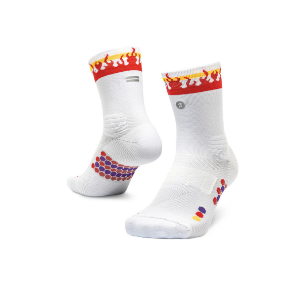 SHYU - Half Crew - White - Flame - Amber