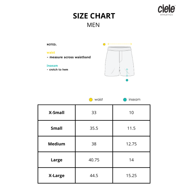 CIELE - Men - ATShort 5inch Brief - Summer Night