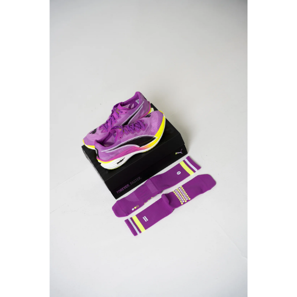 SHYU - Half Crew - Purple - Neon - White