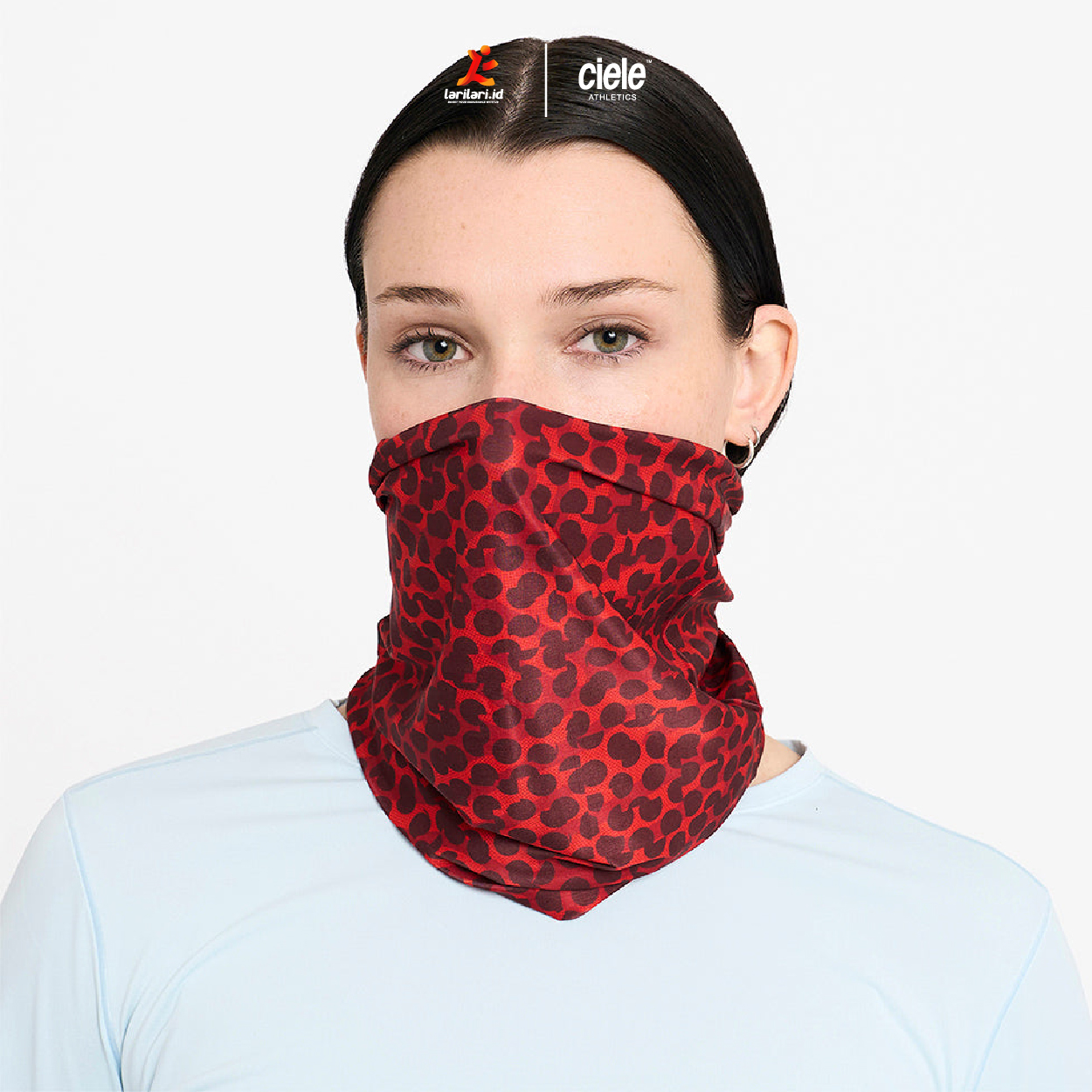 CIELE - BFCollar - All Over Dotra - Athletics - Merlot