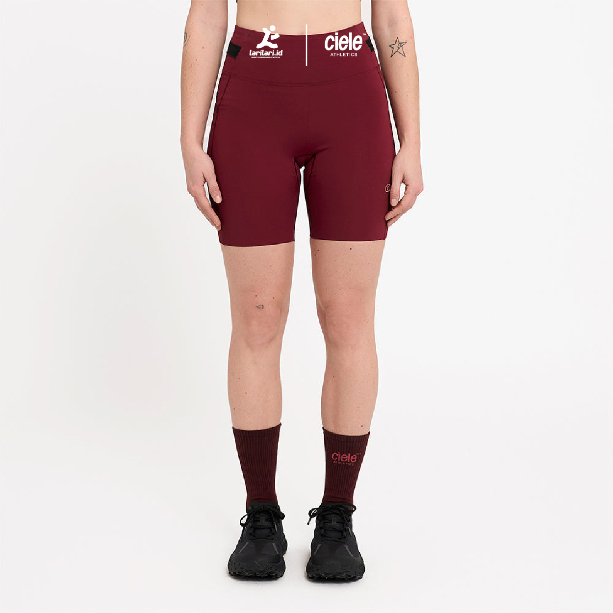 CIELE - Women - FSTTight Short 7'' - Crimson Red