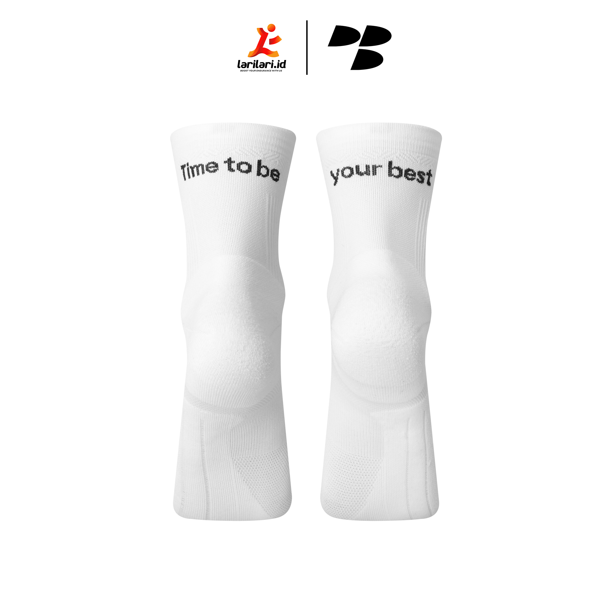 Personal Best Run - Performance Sock - 5 Finger - White