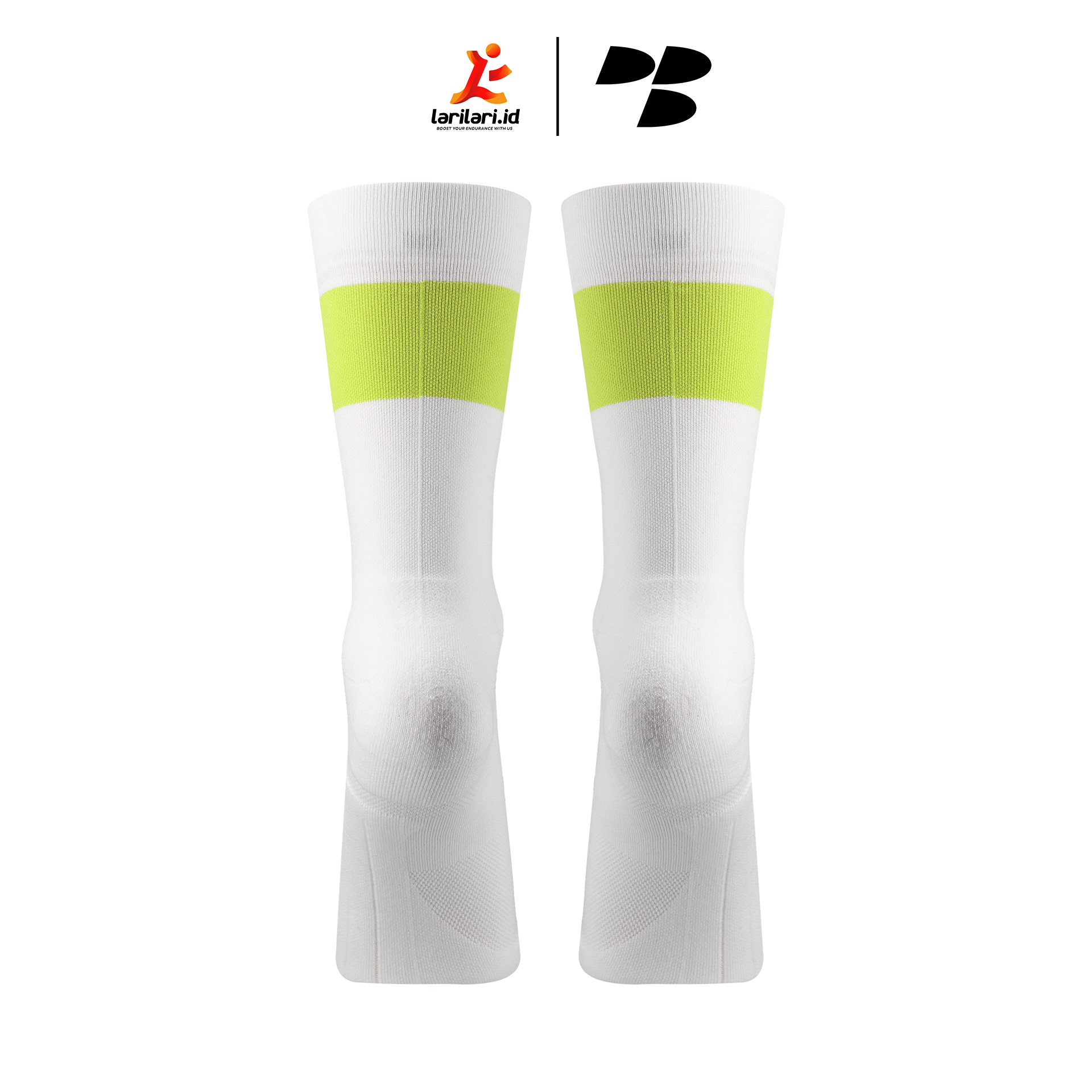 Personal Best Run - Spectrum Crew Sock - White Venom