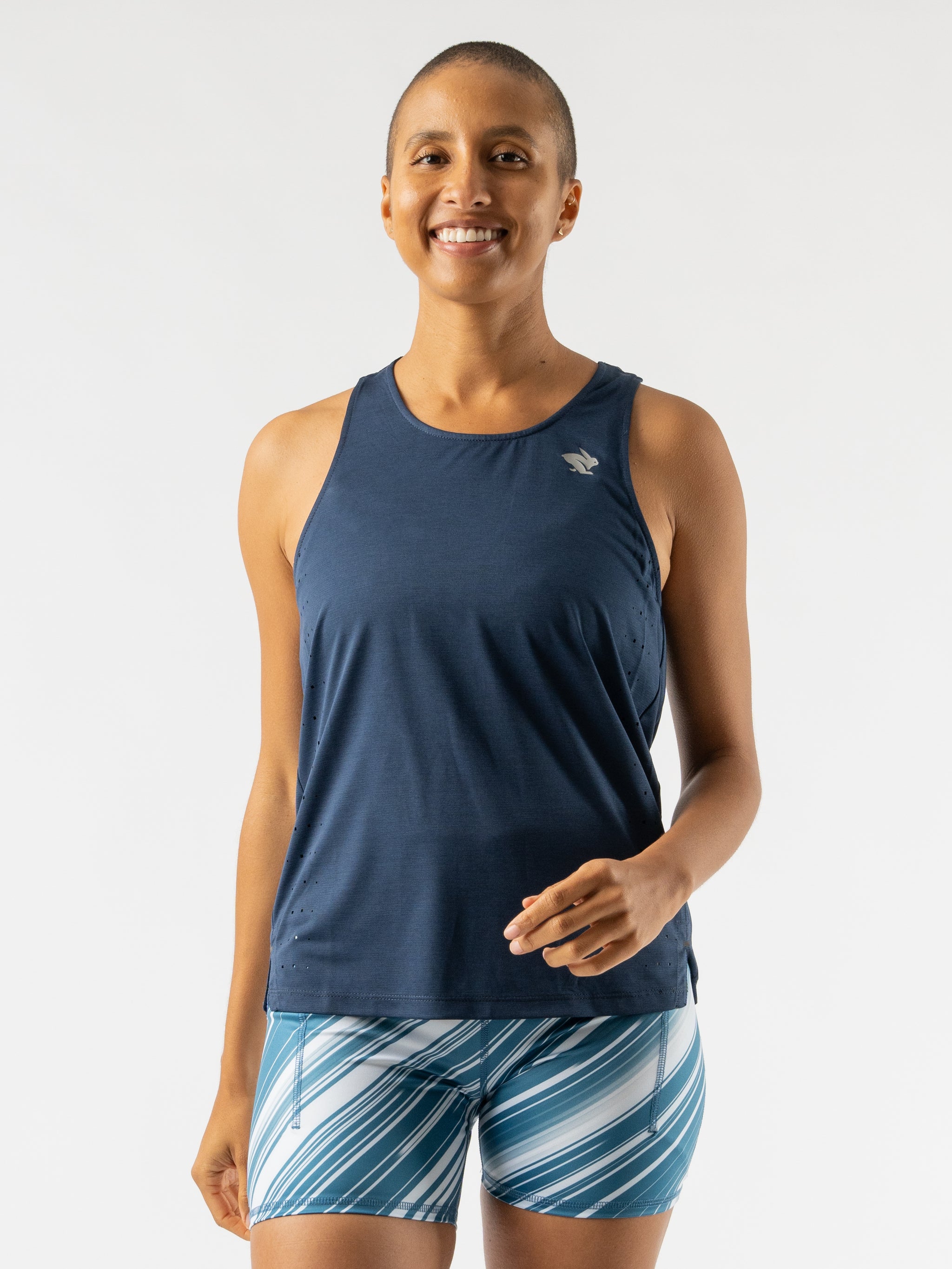 RABBIT - Women's - Race Pace Tank - Dress Blues