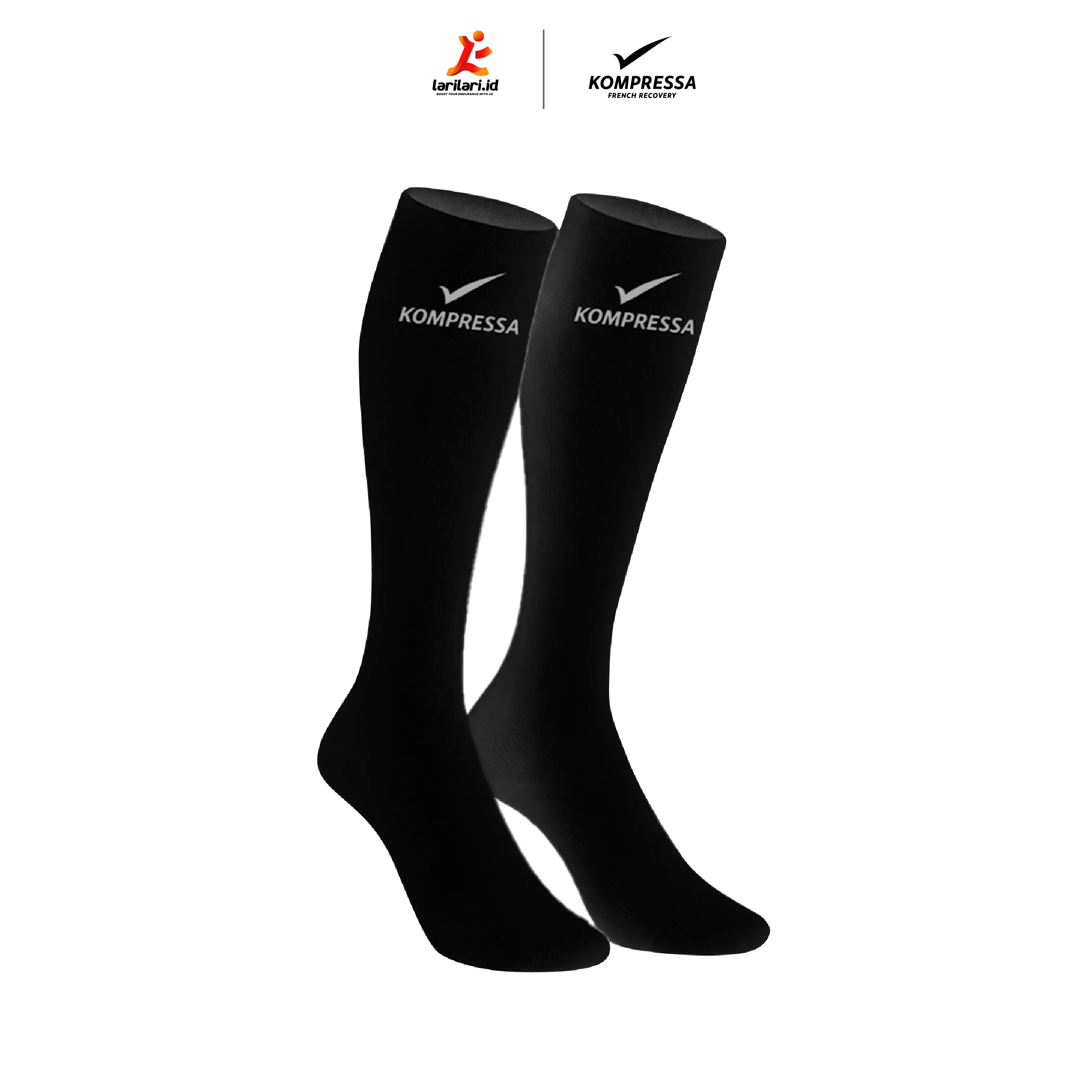 KOMPRESSA - Compression Socks - Full Black