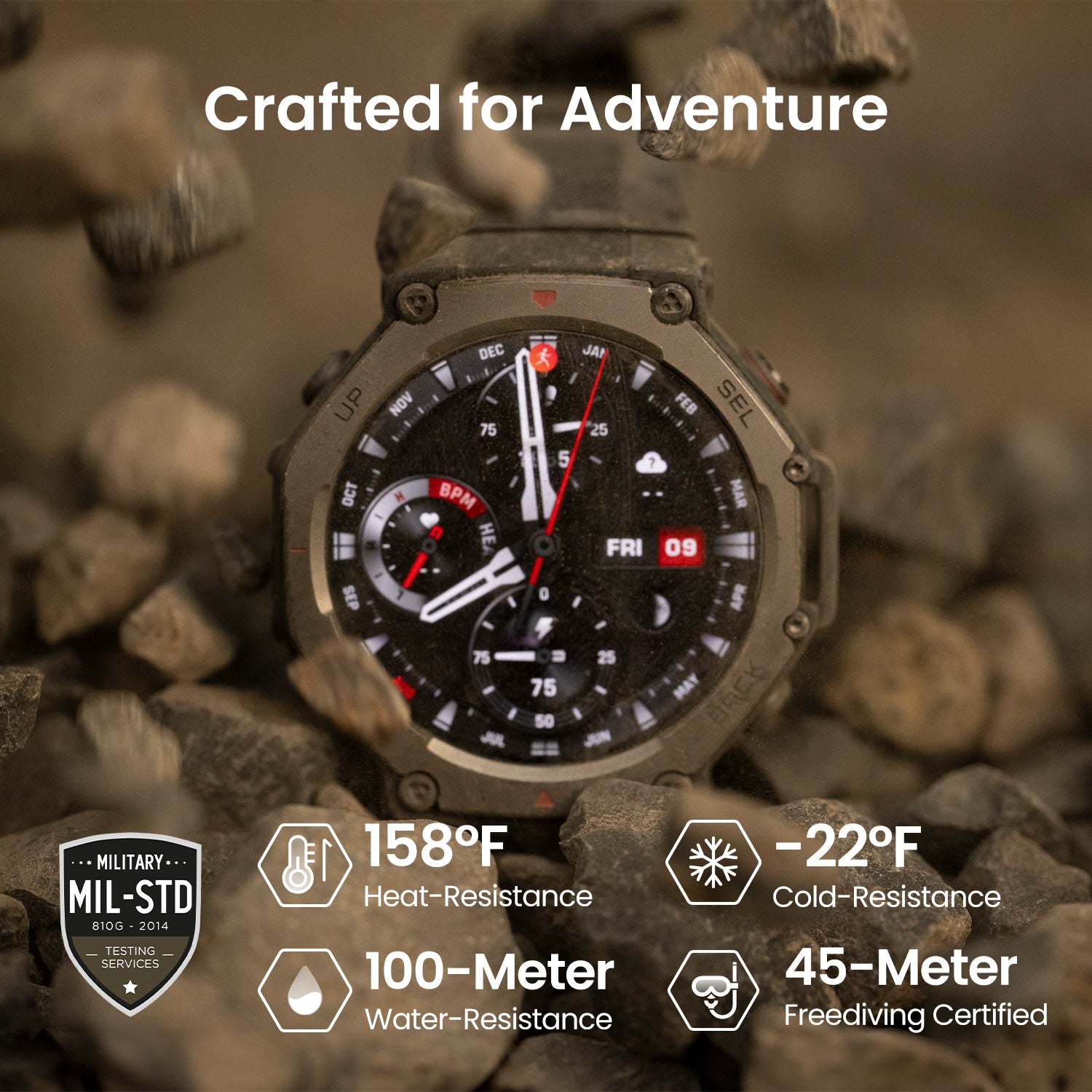 AMAZFIT - T Rex 3 - Onyx UV