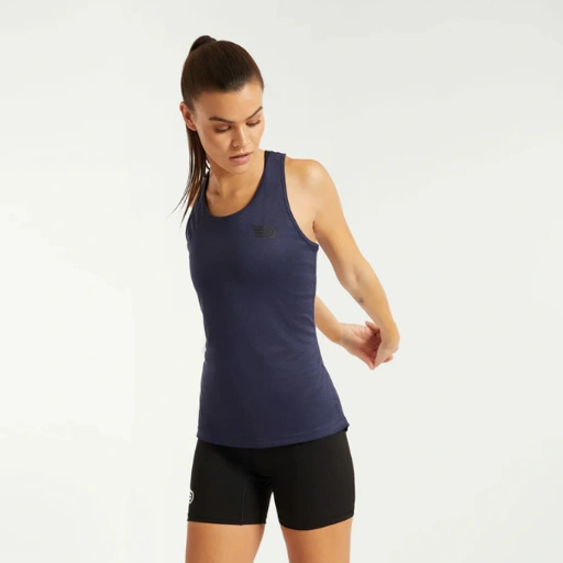 PRESSIO - Women - Perform Singlet - Navy/Matte