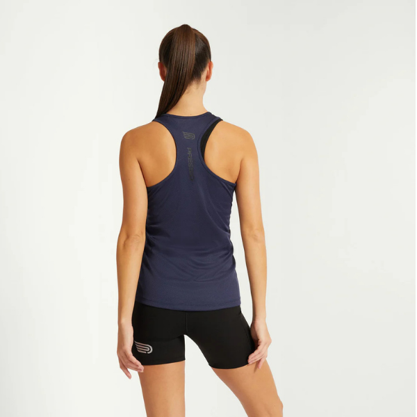 PRESSIO - Women - Perform Singlet - Navy/Matte