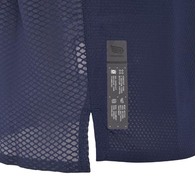 PRESSIO - Men - Elite SS Top - Navy/Silver