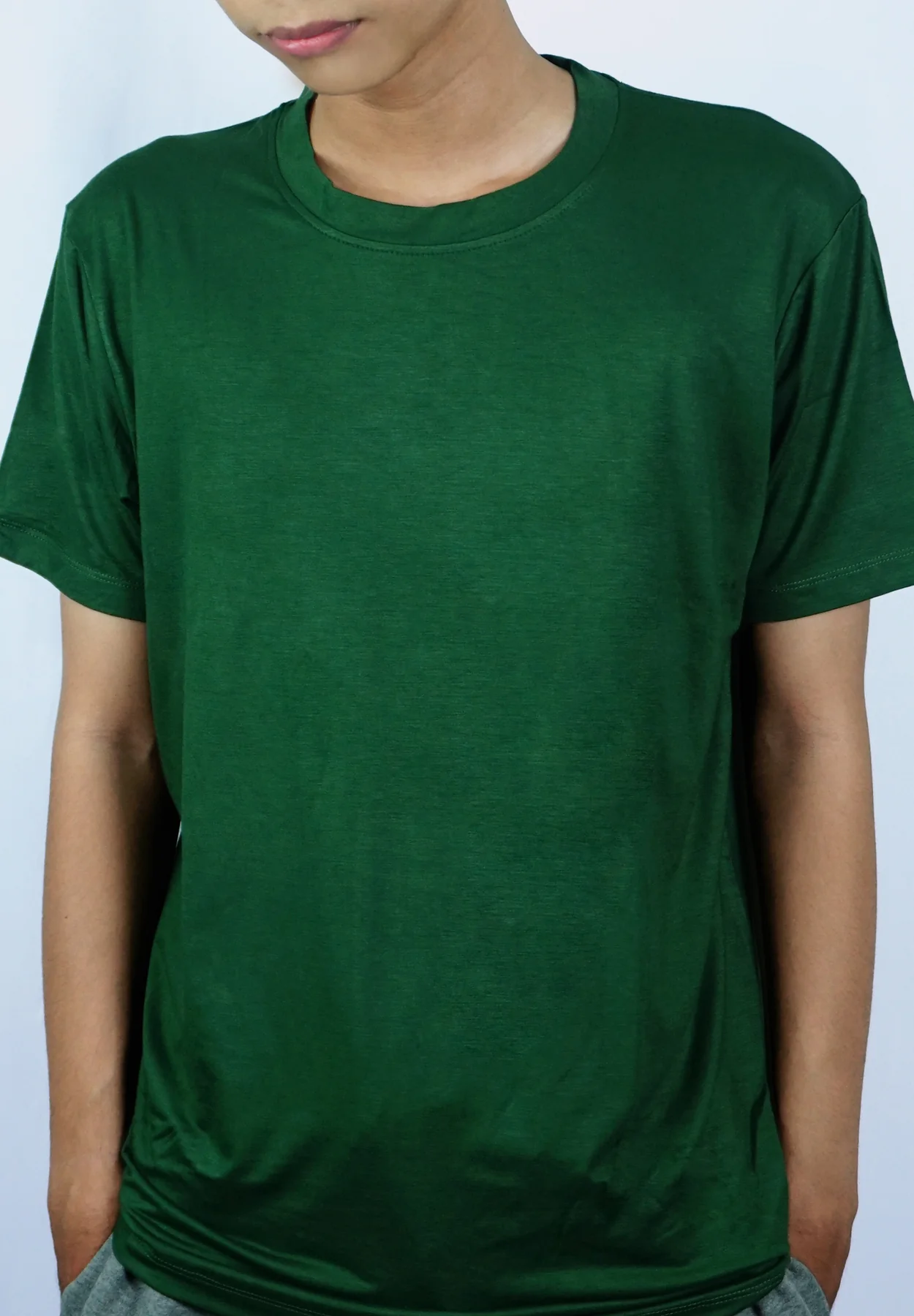 TRIJEE - Men Rayon Shortsleeve - Ashton -  Shamrock Green