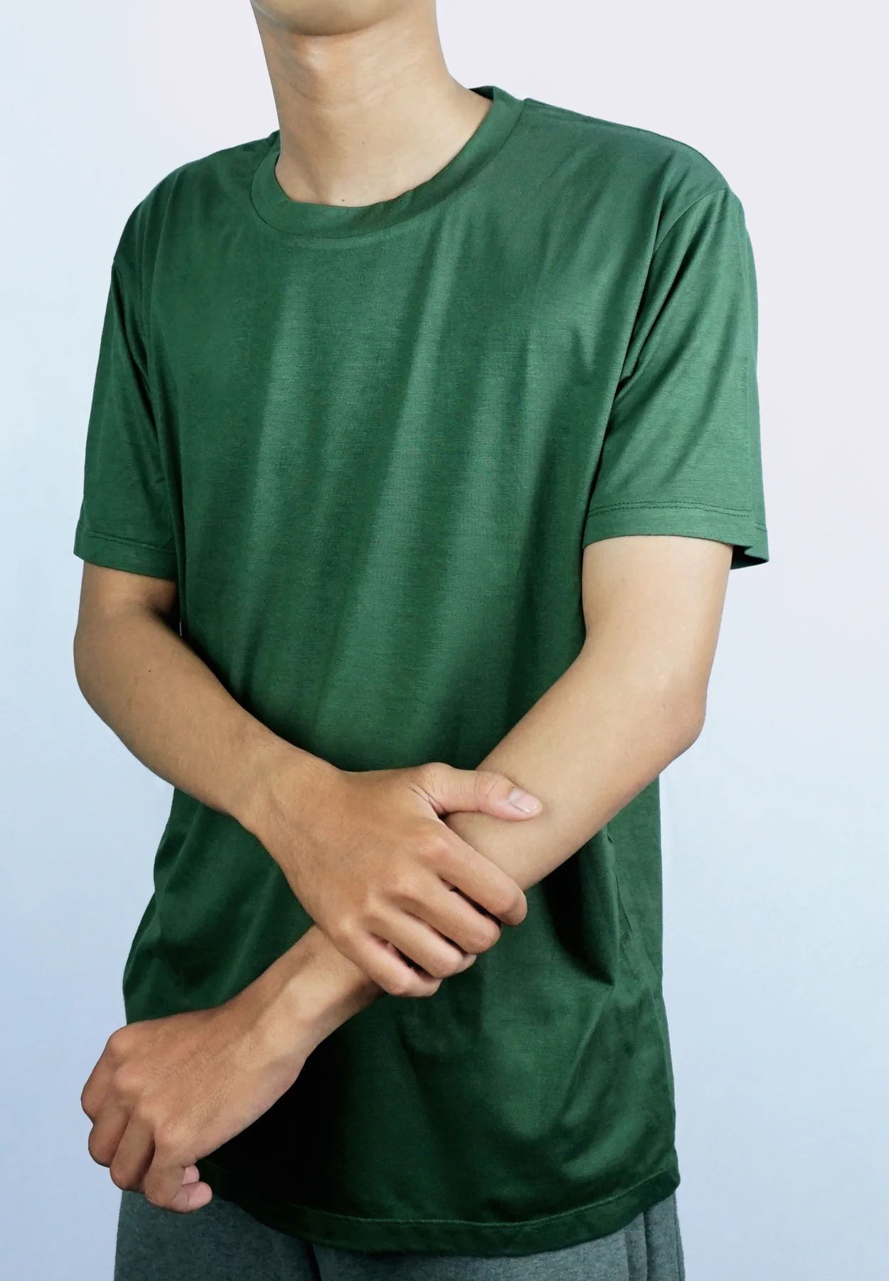 TRIJEE - Men Rayon Shortsleeve - Ashton -  Shamrock Green