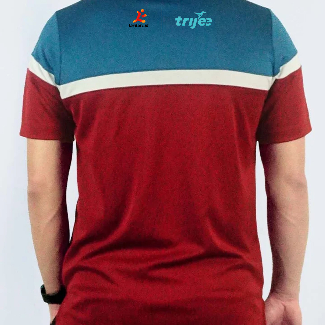 TRIJEE - Men Polo Polyester - Watson - Blue White Maroon