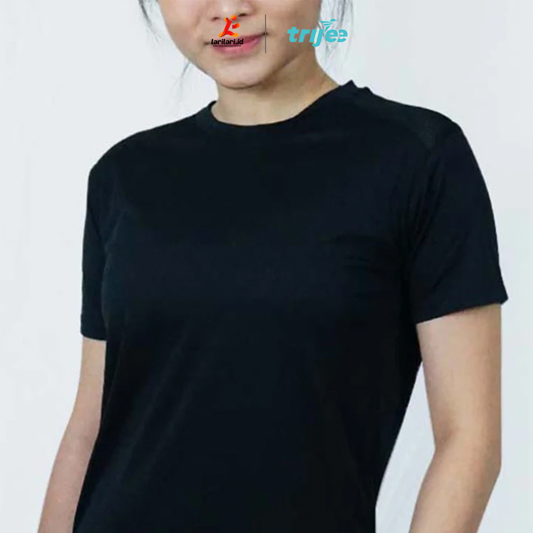 TRIJEE - Women Maya Ladies Short Sleeve Tee - Black