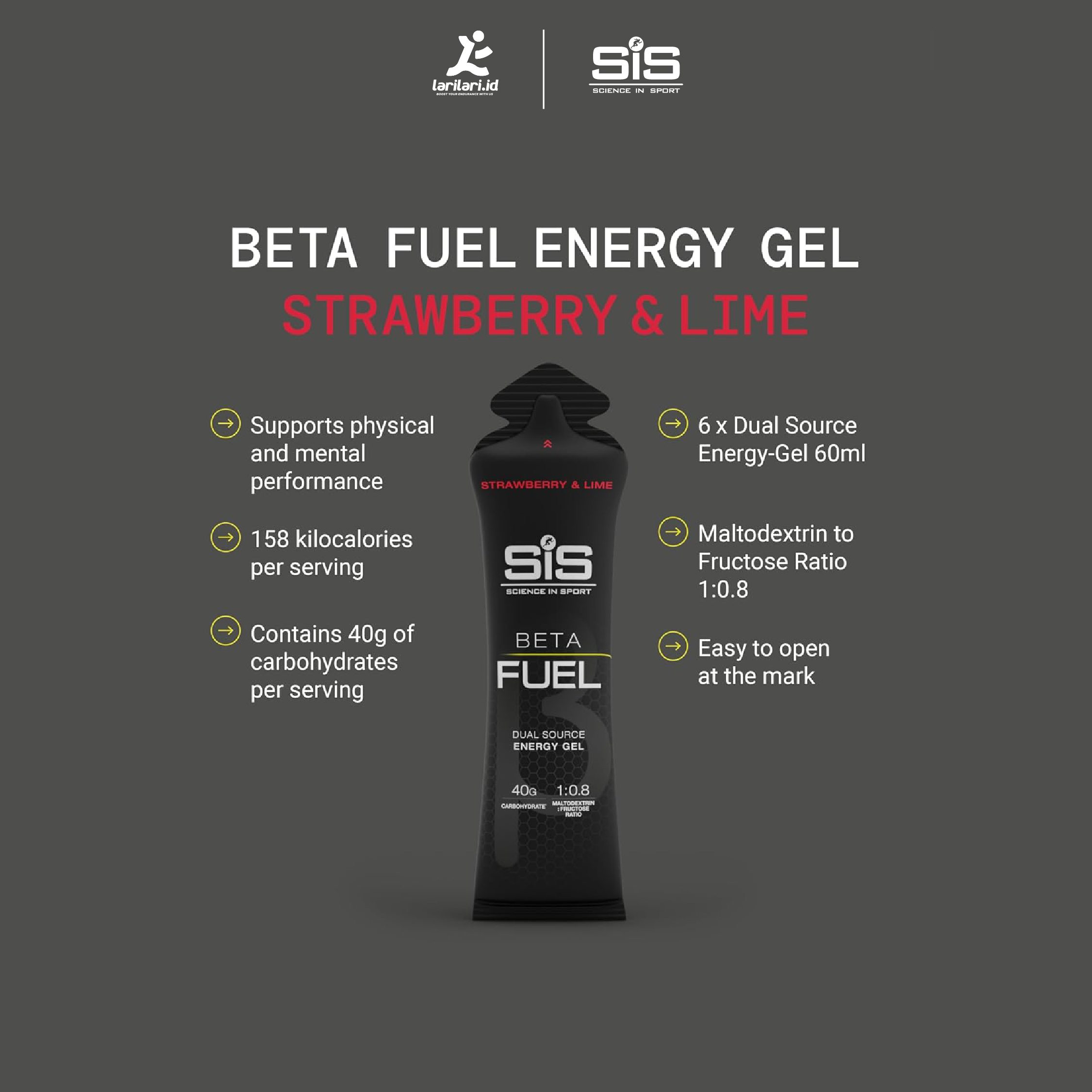 SIS - Beta Fuel Gel - 60ml