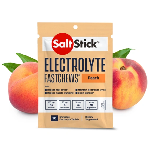 SALT STICK - Fast Chews - Peach - 10 Tablet