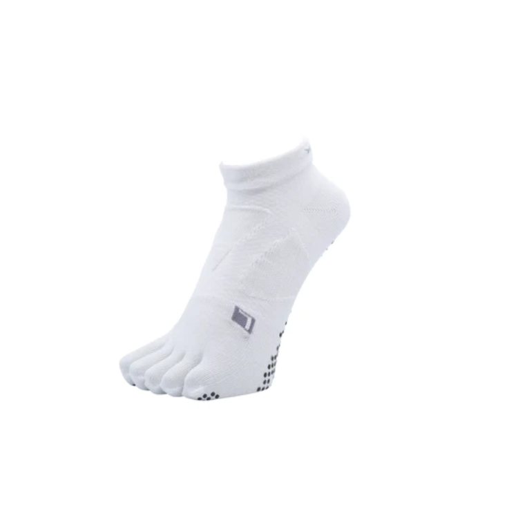 YAMAtune - Spider Arch Short - 5 Toe - Anti-Slip Dots - White / White
