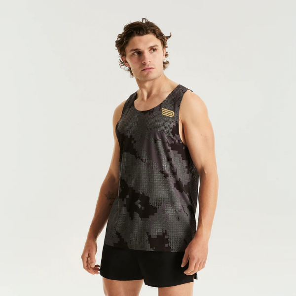 PRESSIO - Men - Elite Singlet - Camo/Black