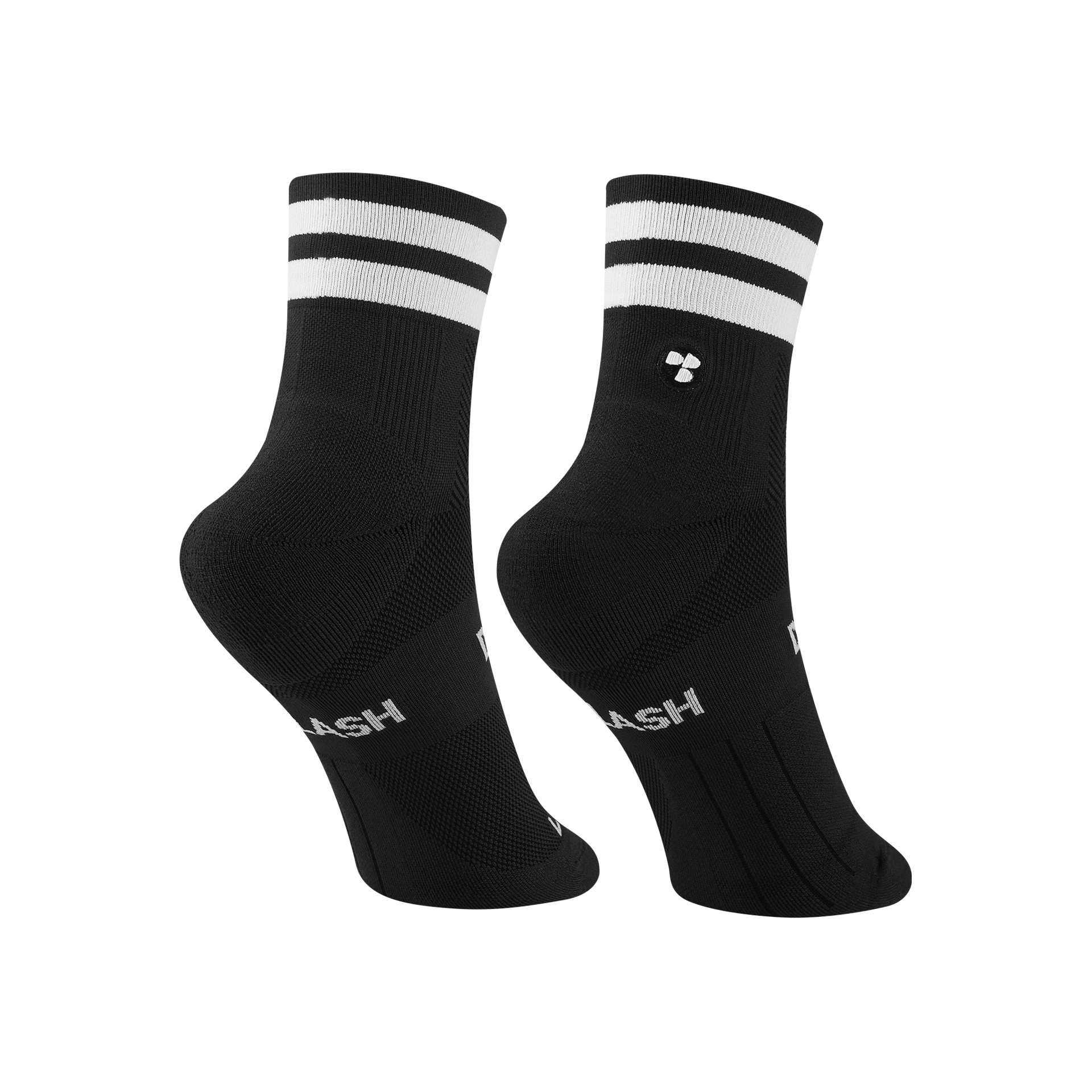 Personal Best Run - Performance Sock - Low Double Slash - Black