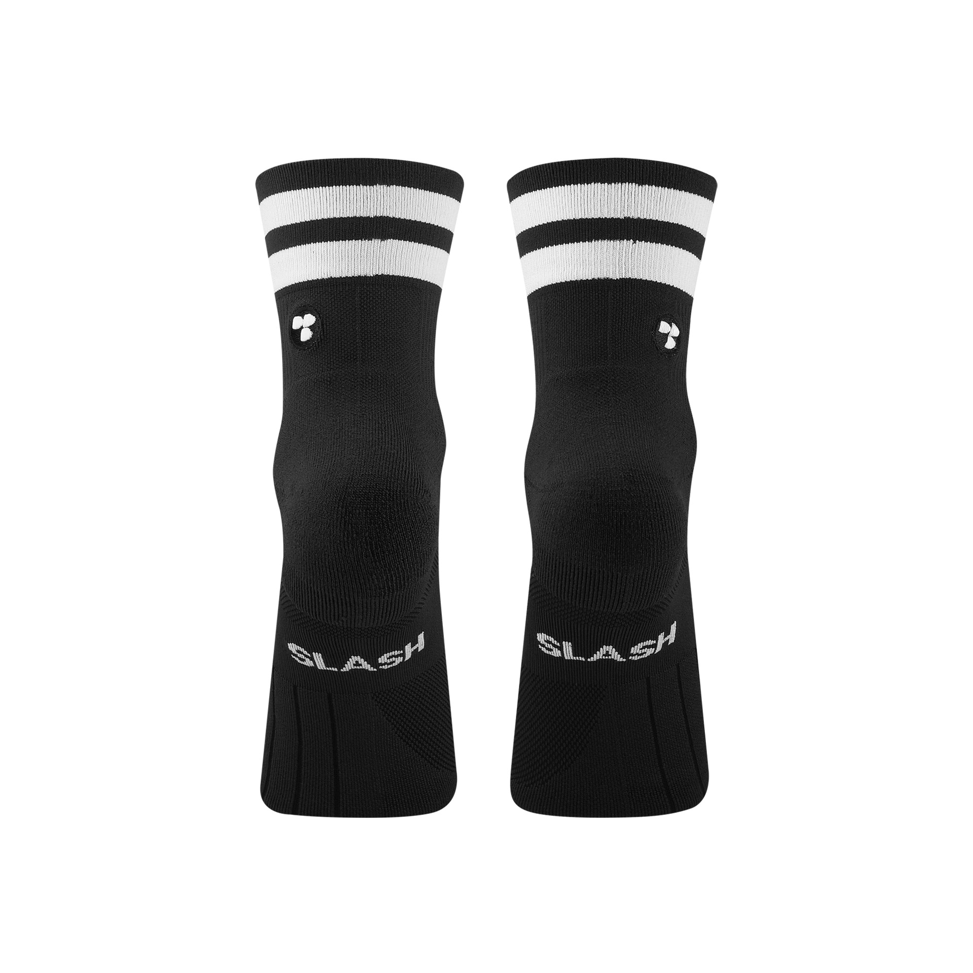 Personal Best Run - Performance Sock - Low Double Slash - Black