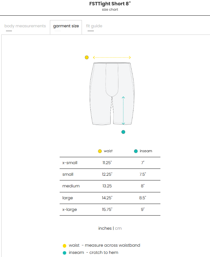 CIELE - Men - FSTTight Short 8'' - Shadowcast NEW