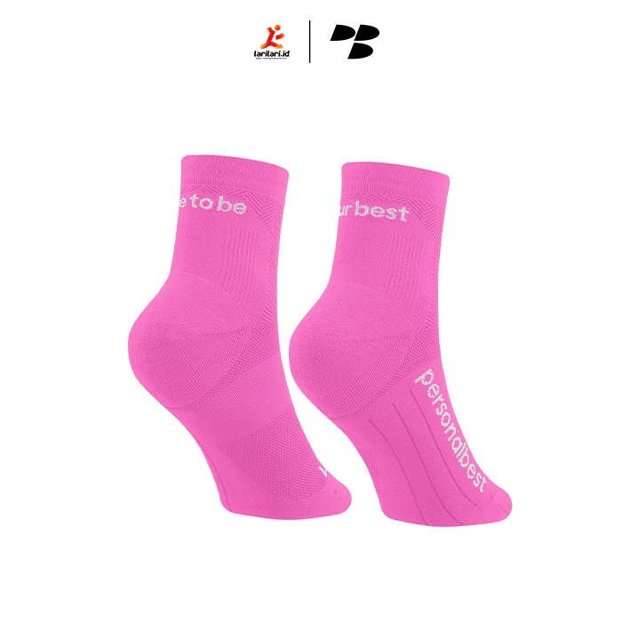 Personal Best Run - Performance Low Cut Sock - Pink