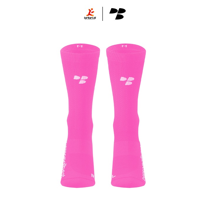 Personal Best Run - Performance Crew Sock - Pink