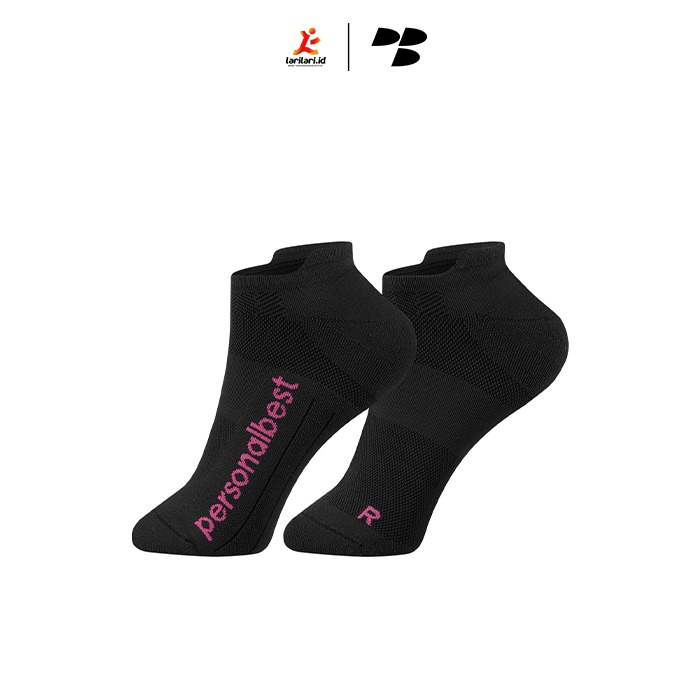 Personal Best Run - Performance No Show Sock - Black