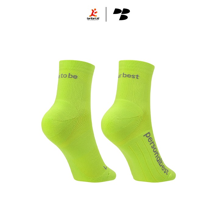 Personal Best Run - Performance Low Cut Sock - Venom Green