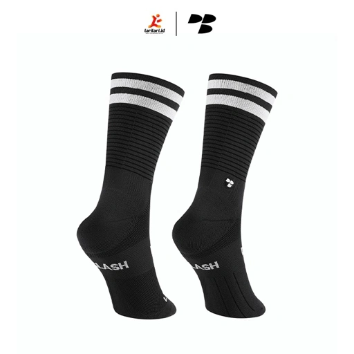 Personal Best Run - Performance Sock - Double Slash - Black
