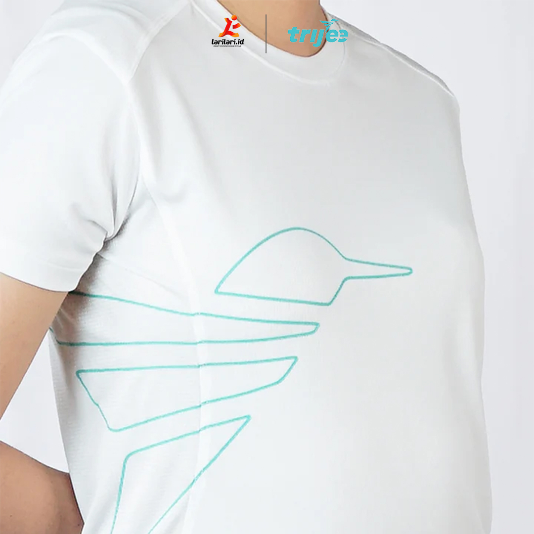 TRIJEE - Women Short Sleeve - Hummingbird - White