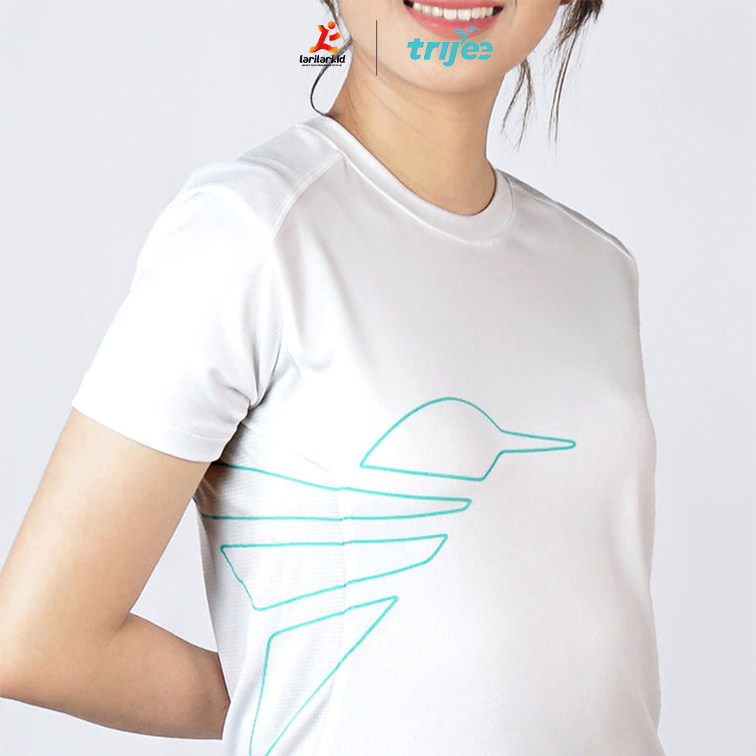 TRIJEE - Women Short Sleeve - Hummingbird - White