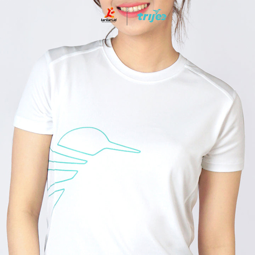 TRIJEE - Women Short Sleeve - Hummingbird - White