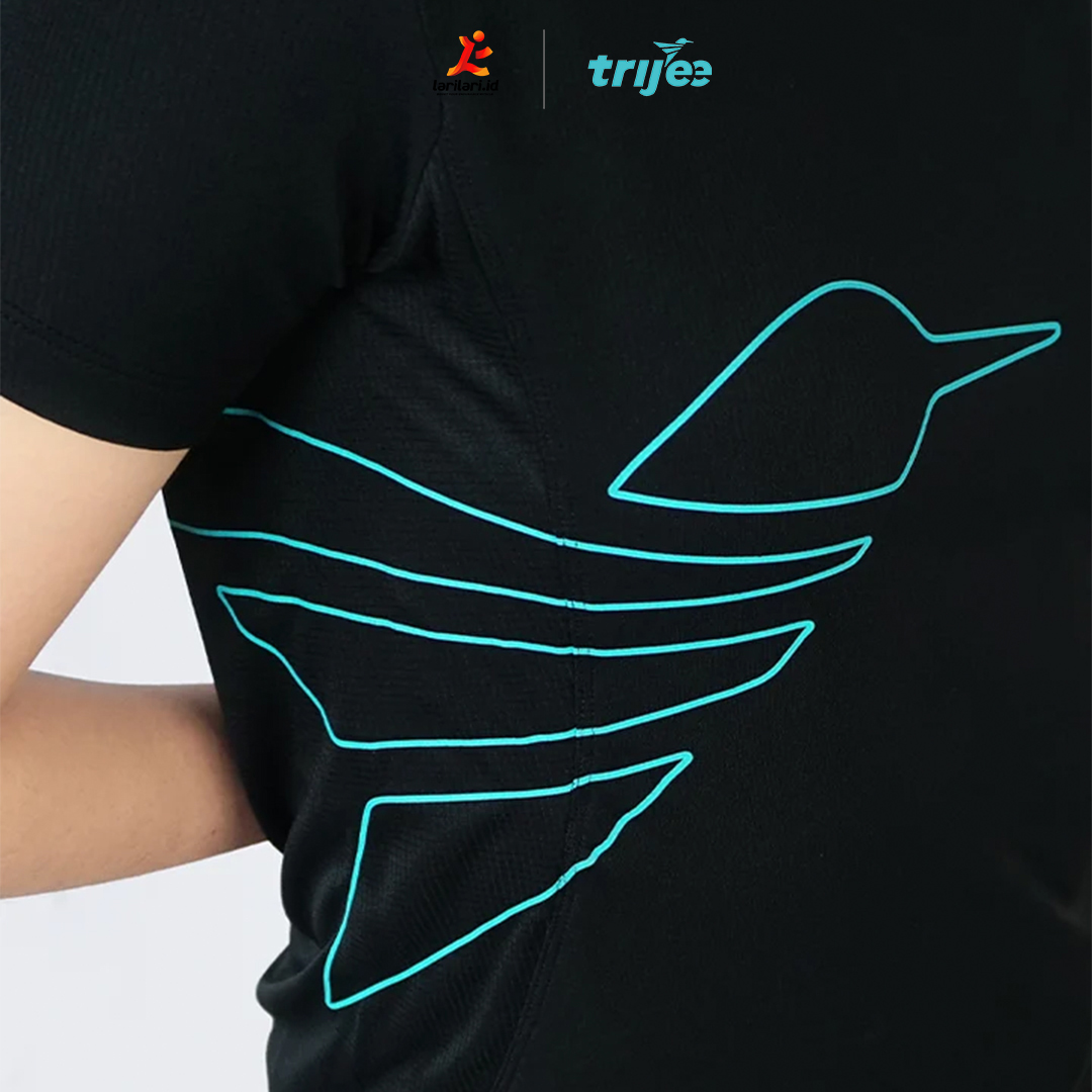 TRIJEE - Women Short Sleeve - Hummingbird - Black