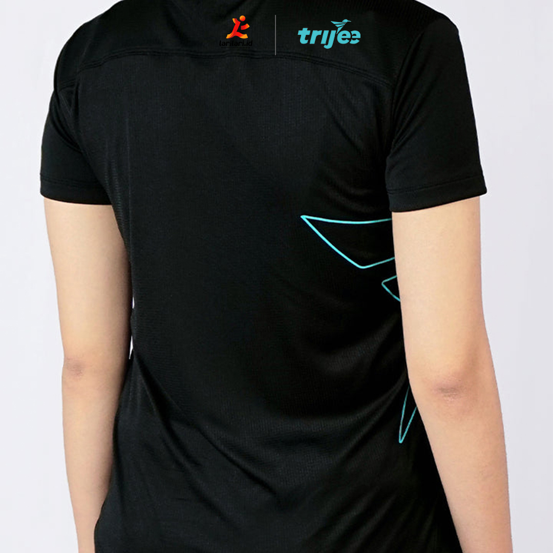 TRIJEE - Women Short Sleeve - Hummingbird - Black