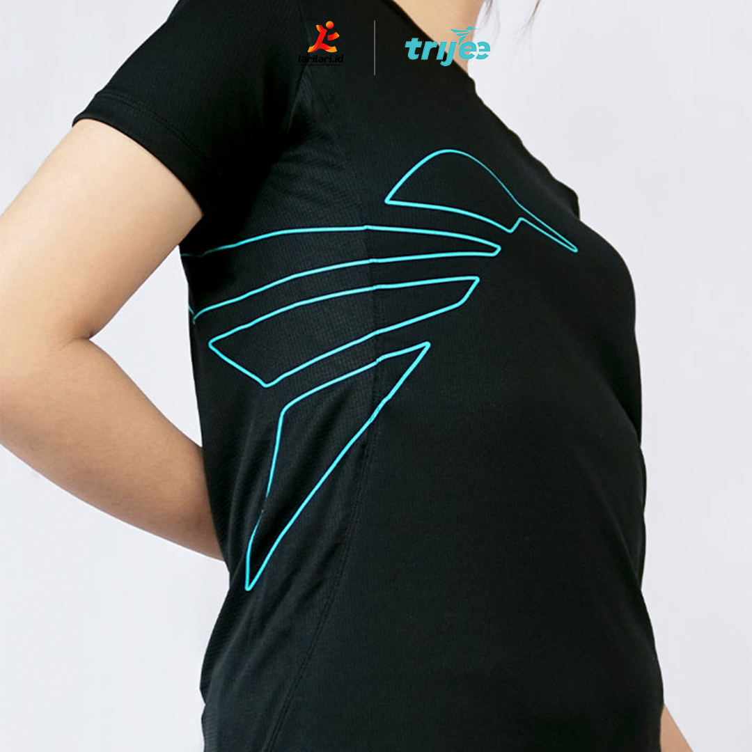 TRIJEE - Women Short Sleeve - Hummingbird - Black