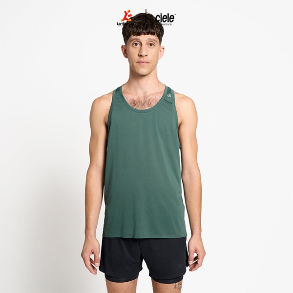 CIELE - Men - FSTSinglet - Silver Pine