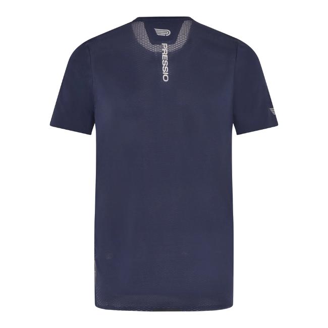 PRESSIO - Men - Elite SS Top - Navy/Silver