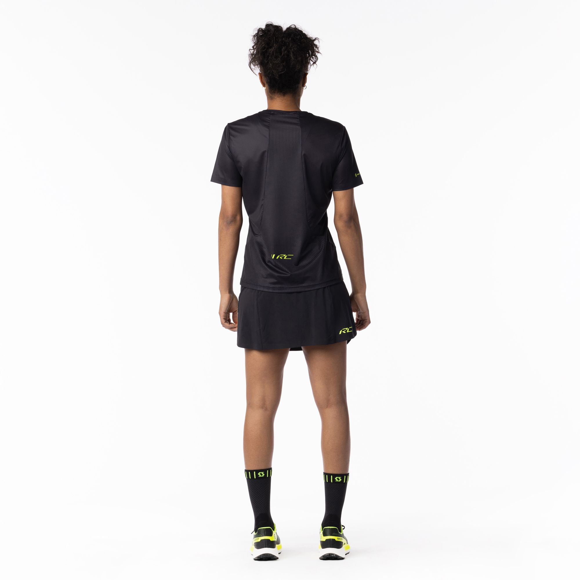 SCOTT - Shirt Women's RC Run Short Sleeves - Black/Yellow