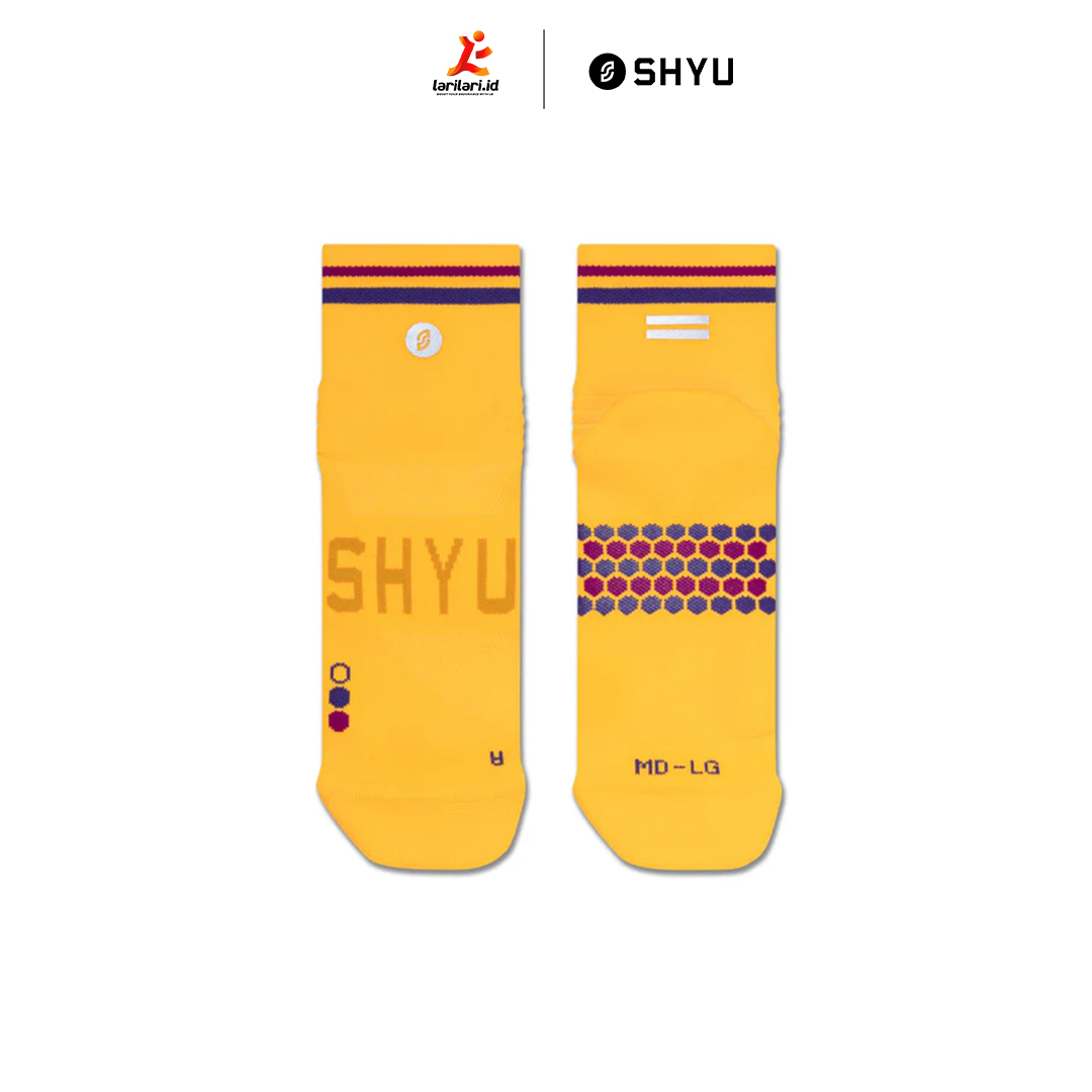 SHYU - Quarter Crew - Amber - Eggplant - Claret