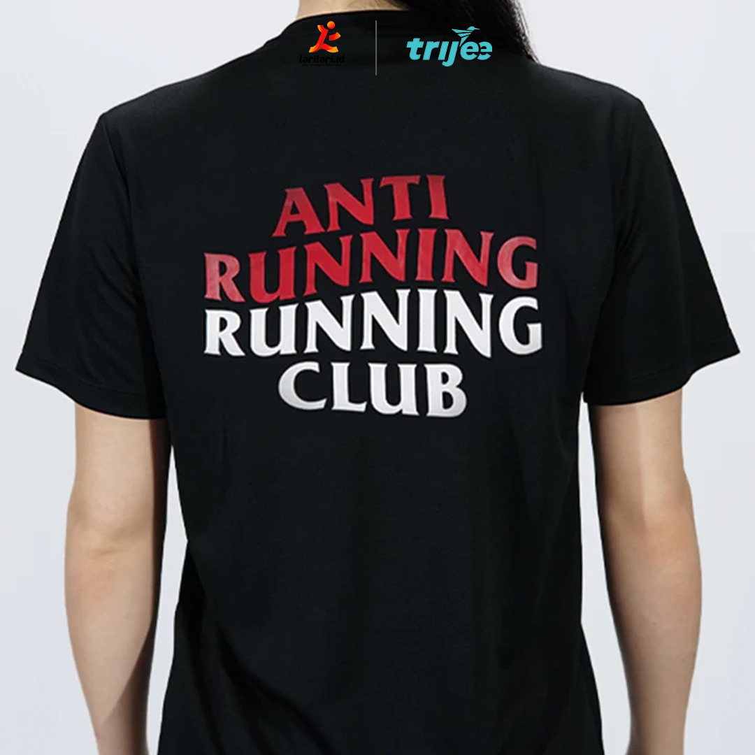 TRIJEE - Unisex Cotton Short Sleeve - Anti Run - Black