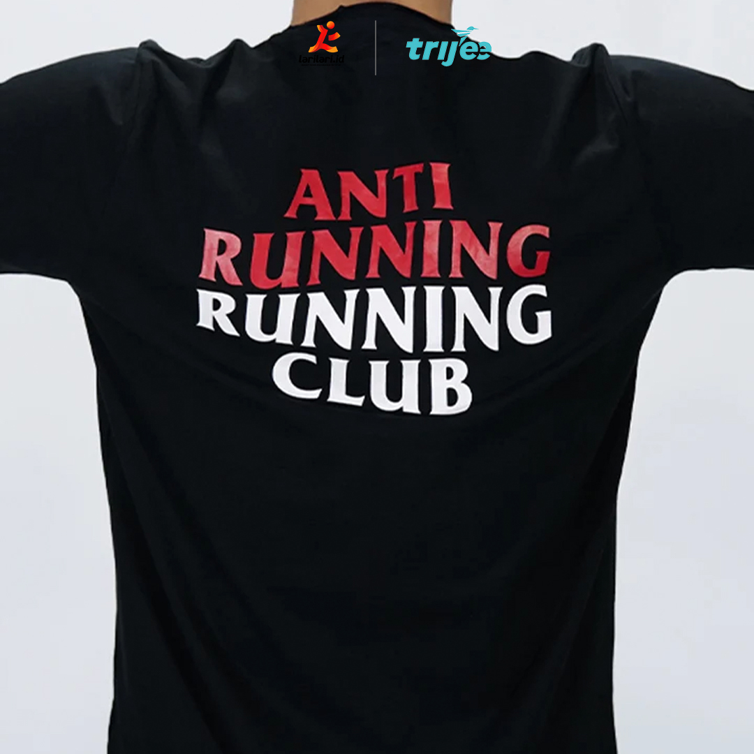 TRIJEE - Unisex Cotton Short Sleeve - Anti Run - Black